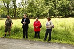 Uctění památky padlých u Lehmannova pomníku v Lísce