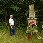 Uctění památky padlých u Lehmannova pomníku v Lísce