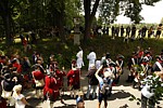 Pochod k Lehmannovým pomníkům ve Studeném