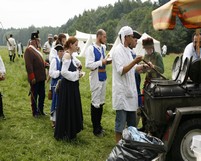 Ráno před bitvou v táboře